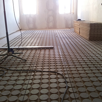 Pavimento radiante in BetonRadiant Cork