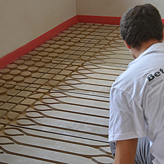 Pavimento radiante a secco BetonRadiant
